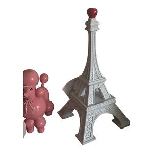 White Eiffel Tower Decor Valentines Decor